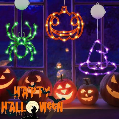 3 Pack of Halloween Window Lights