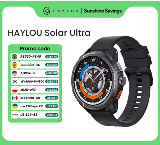 Solar Ultra GPS Smart Watch