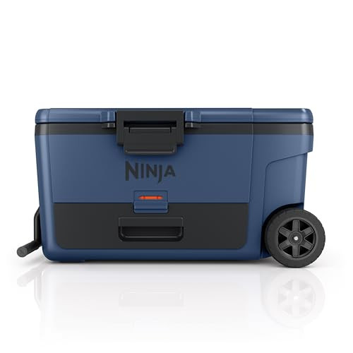 65-Qt Ninja Outdoor FrostVault Wheeled Cooler with Cold Dry Zone