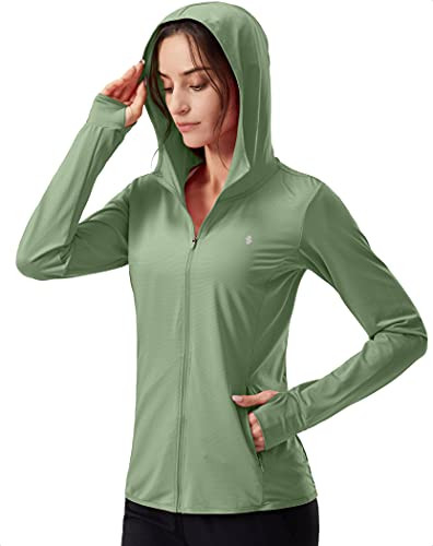 Soothfeel Women's Sun Protection Hoodie Jacket W/Thumb Holes