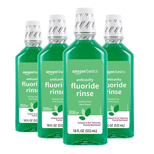 Amazon Basics Anticavity Fluoride Rinse 4-Pack