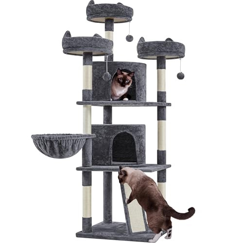 Yaheetech 68.5in Cat Tree Multi-Level Cat Tower