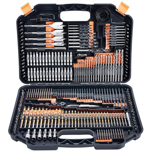KOOPOOL Drill Bit Set Cordless Drill