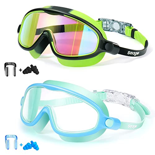 Seago Anti-Fog Swim Goggles 2 Pack