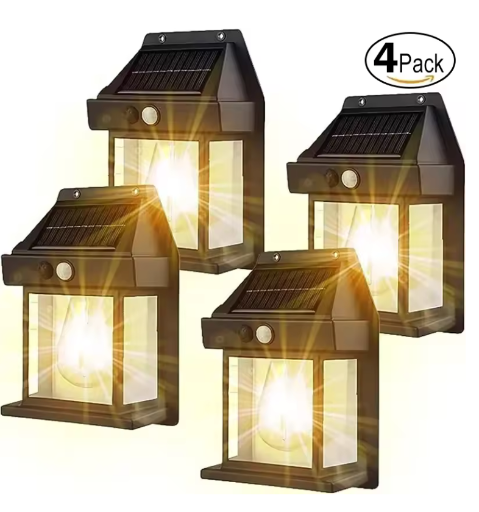 Solar Tungsten Night Lamp with Intelligent Motion Sensor