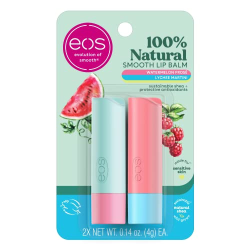 eos Natural Lip Balm Sticks 2-Count