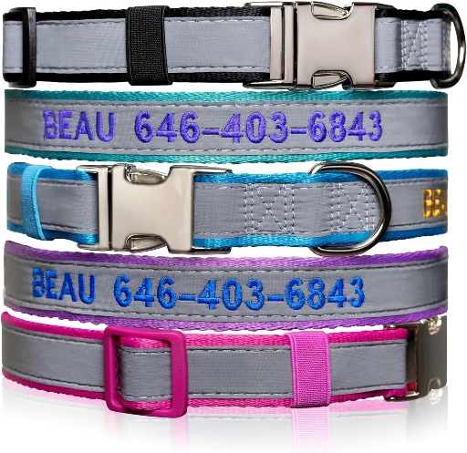 Reflective Personalized Pet Collar
