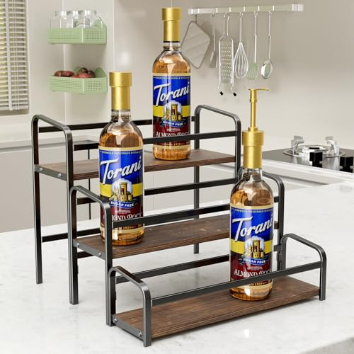 3-Tier Countertop Coffee Syrup Rack
