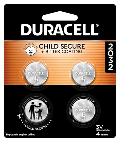 Duracell CR2032 3V Lithium Coin Batteries 4-Count Deal