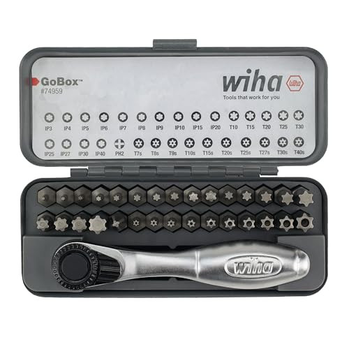 Wiha GoBox Master Torx Bit Set with Mini Ratchet
