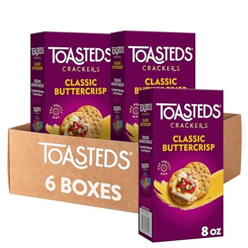 Toasteds Crackers 6-Pack
