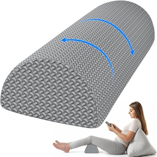 Half Moon Bolster Memory Pillow