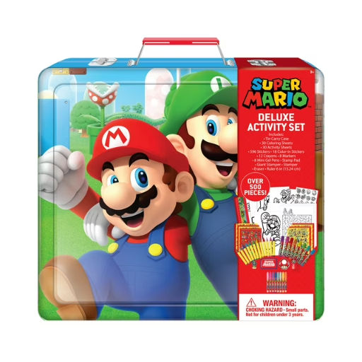 Nintendo Super Mario Deluxe Activity Art Set
