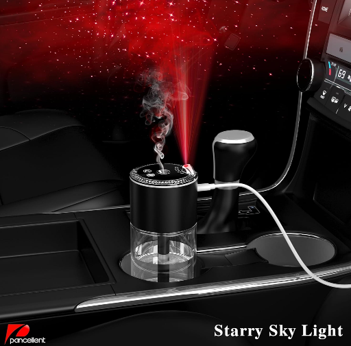 Essential Oil Diffuser with Starry Sky Up Light