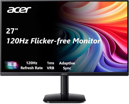 Certified Refurbished 27" Acer KB272 G0 1080p FHD 120Hz LCD Monitor