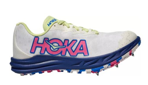 Hoka Crescendo XC Cross County Shoes (White Blue)