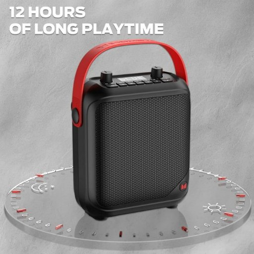 Monster Portable Bluetooth Speaker W/Handle & 12 H Playtime