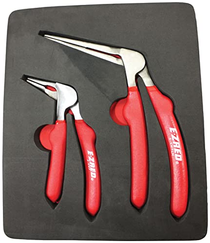 EZRED Kiwi 2-Piece Bent Head Needle-Nose Pliers Set w/ 6" & 8"