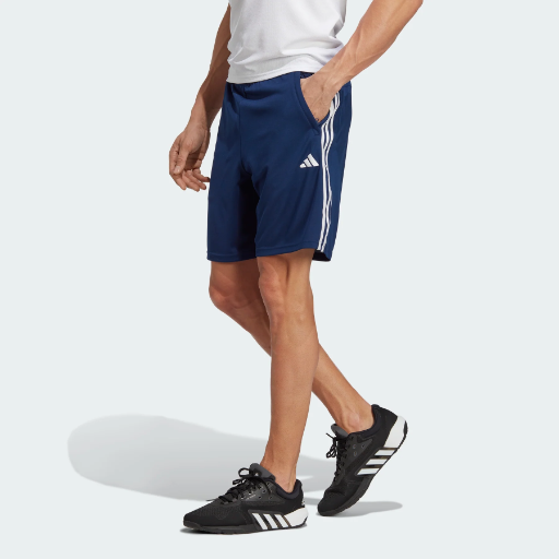 adidas Men's Train Essentials Piqué 3-Stripes Training Shorts