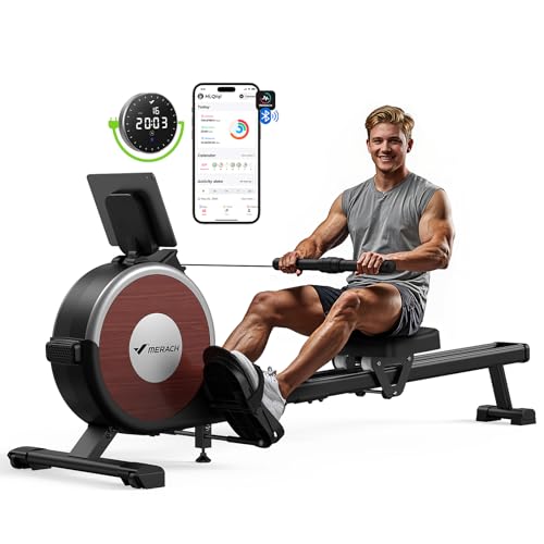 MERACH Magnetic Resistance Rowing Machine w/ 16 Levels Deal