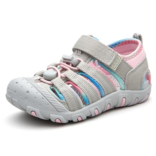Weestep Toddler Little Kid Boys and Girls Close Toe Hook Loop Sandal Deal