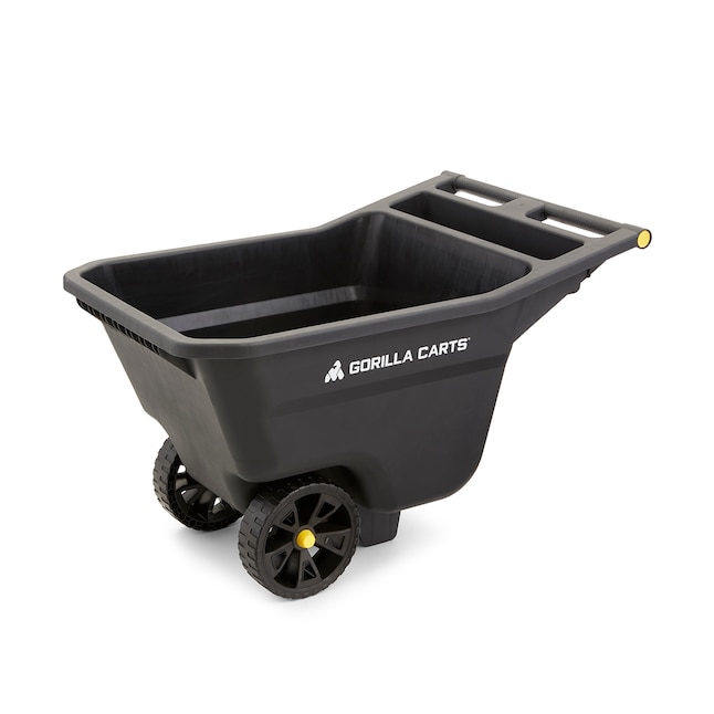 Gorilla Carts 5-cu ft Plastic Yard Cart