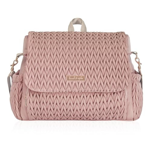 Hannah & Sophia Belle Convertible Baby Diaper Backpack & Bag