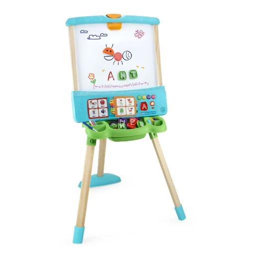 LeapFrog Magnetic Whiteboard/Chalkboard Interactive Learning Easel