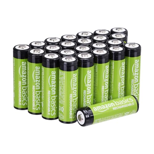 Amazon Basics Rechargeable AA 2000 mAh NiMH Batteries 24-Count Deal