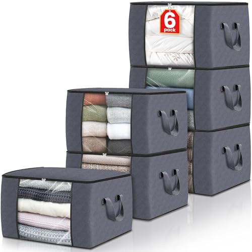 Fab Totes 6 Pack Clothes Storage