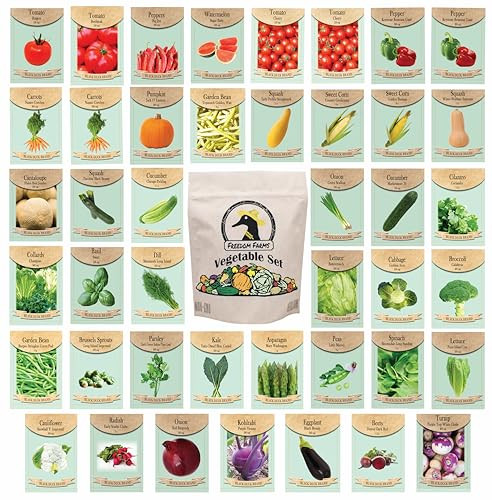 Vegetable Seeds Variety Pack, 43 Count