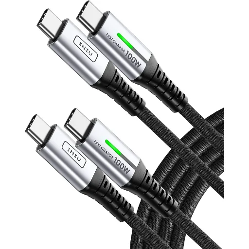 INIU 100W USB C to USB C Fast Charging Cable 2-Pack
