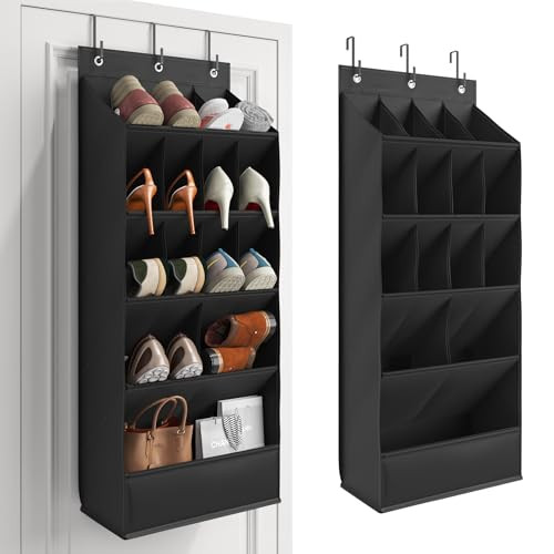 Mefirt Over the Door 15 Pocket Shoe Organizer