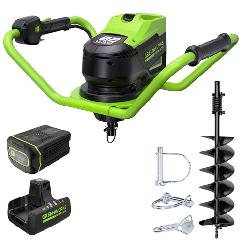 Greenworks 82V Brushless Earth Auger Kit