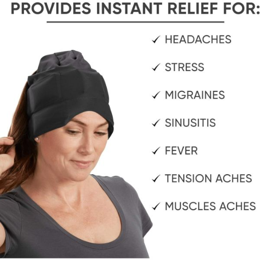 Aculief Headache, Migraine, & Stress Relief Cap