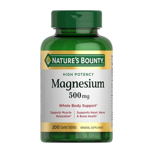 Nature's Bounty Magnesium Oxide Tablets