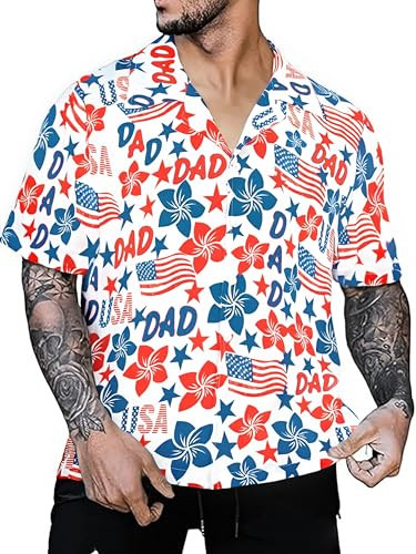 American Dad Flag Shirt