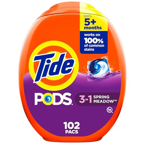 Tide Pods Laundry Detergent Pacs, 4-Pack (408 Pods Total)