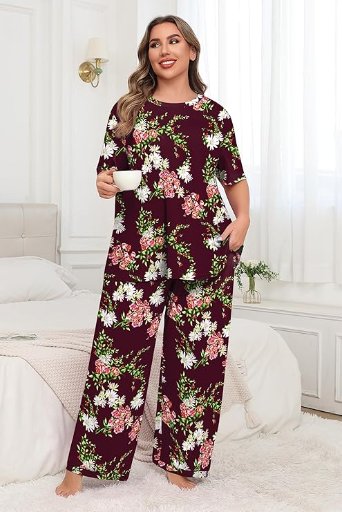 Plus Size 2 PC Pajama Set