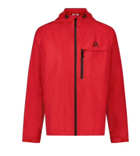 Reebok Men's Windbreaker Jackets - Multi Colors 