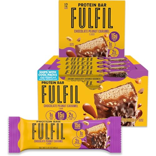 FULFIL Protein Bars (Chocolate Peanut Caramel) 24-Pack