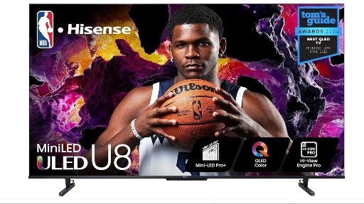Hisense 55" Class U8 Series Mini-LED ULED 4K UHD Google Smart TV (2024 Model)