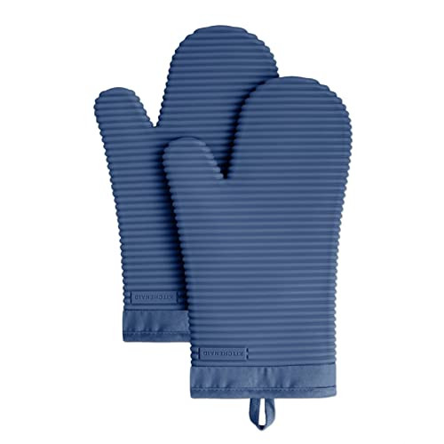 KitchenAid Ribbed Soft Silicone Oven Mitt Set