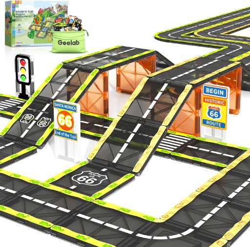 Magnetic Tiles Road Set