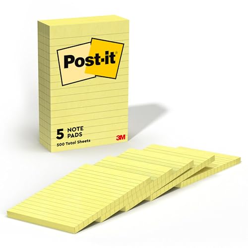 Post-it Notes 4x6 inch 5-Lined Pads