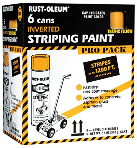 Rust-Oleum Professional Striping Spray Paint 6-Pack