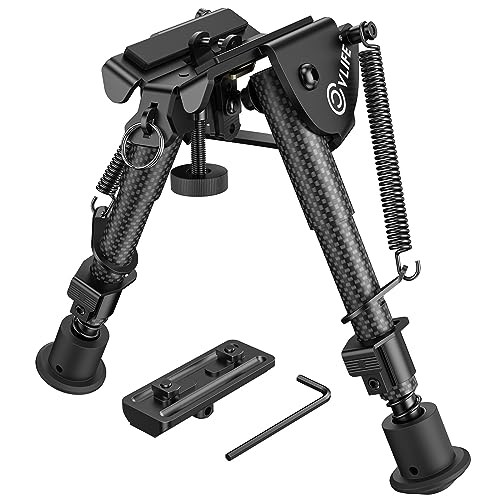 CVLIFE 6-9 Inches Bipod with Adapter for M-Rail