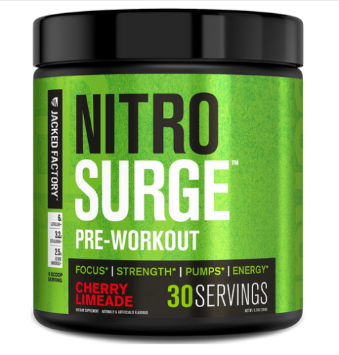 Jacked Factory NITROSURGE Pre Workout Supplement