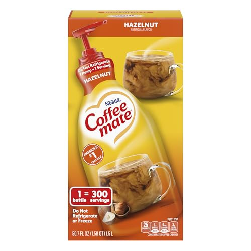 Nestle Coffee Mate Hazelnut Creamer with Pump