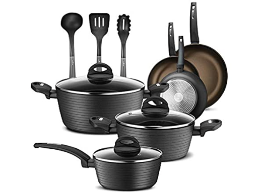 NutriChef Nonstick Kitchen Cookware Set
